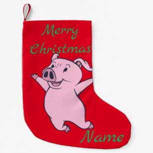 Meia De Natal Pequena Thunder_Cove Pingue-Pino Feliz