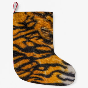 Meia De Natal Pequena Tiger patterned backgroundabstract, animal, asia,