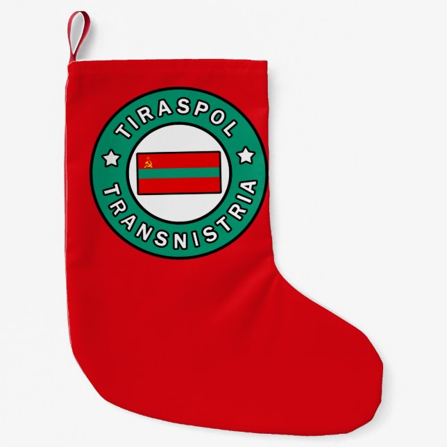 Meia De Natal Pequena Tiraspol Transnístria (Frente)