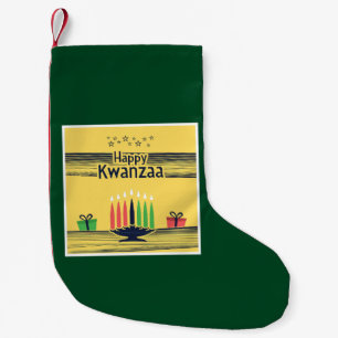 Meia De Natal Pequena Tom tom de SlipperyJoe Kwanzaa caloroso tom celebr