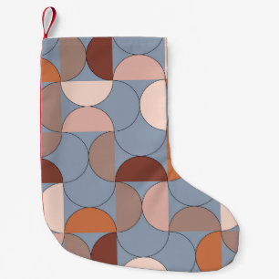 Meia De Natal Pequena Trabalho de arte de geometria: estilo escandinavo