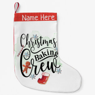 Meia De Natal Pequena Tripulação de Natal