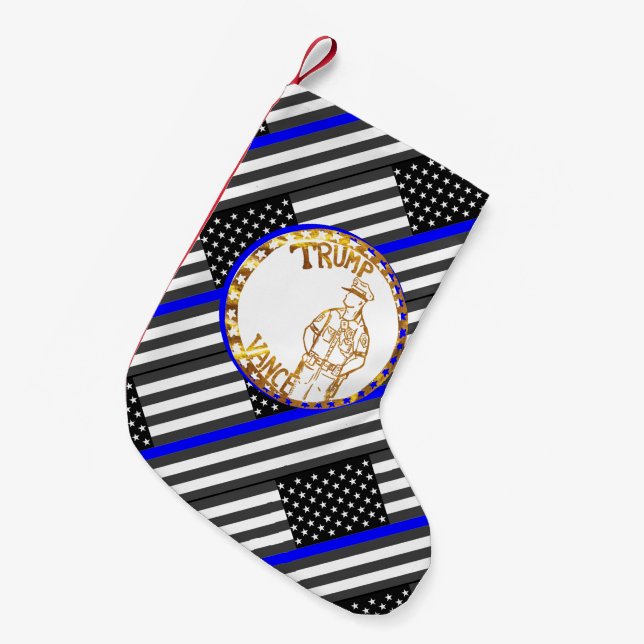 MEIA DE NATAL PEQUENA TRUMP 2024 (Frente (Pendurada))