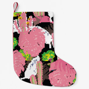 Meia De Natal Pequena Uma bela fatia de cor pastel tropical noturna trop