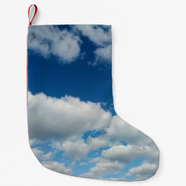 Meia De Natal Pequena Uma camada de nuvens