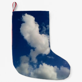 Meia De Natal Pequena Uma nuvem inclinada