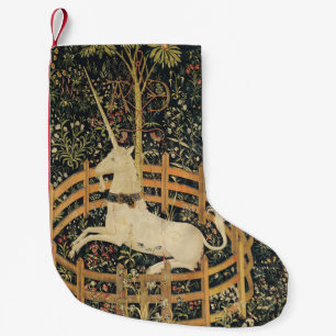 Meia De Natal Pequena Unicórnio Tapestries Captivity Tapeçaria Medieval