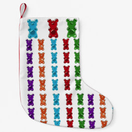 Meia De Natal Pequena Urso Gummy