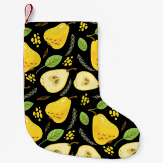 Meia De Natal Pequena Ursos Doce: Design de Fruta de