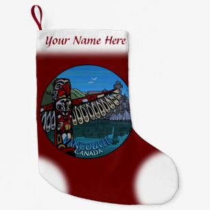 Meia De Natal Pequena Vancouver Stoking Vancouver Christmas Stocks