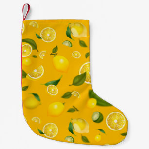 Meia De Natal Pequena Variedade de Limão 7