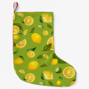 Meia De Natal Pequena Variedade de Limão 8