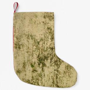 Meia De Natal Pequena Velho retro-meteorito vintage escura-enferrujada