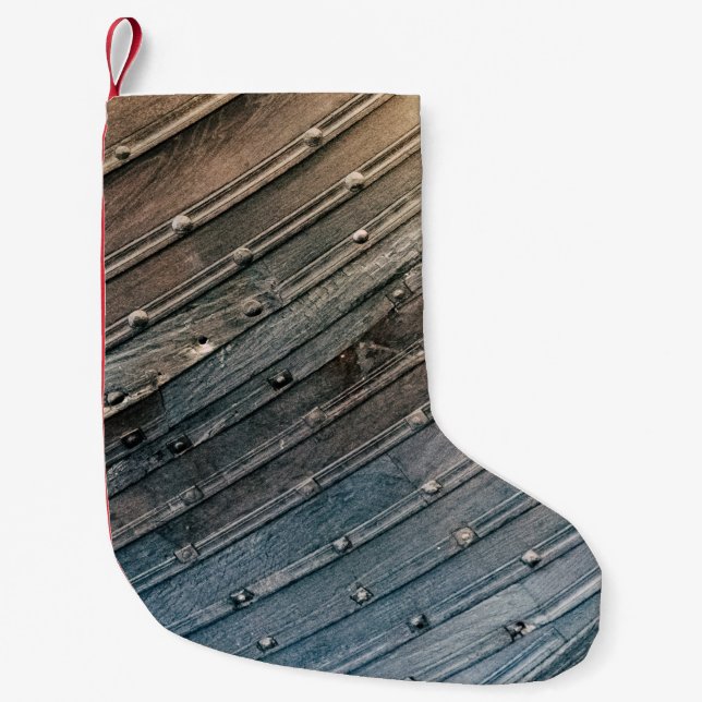 Meia De Natal Pequena Viking (Frente)