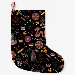 Meia De Natal Pequena Viking: Perfeito, Design gráfico.