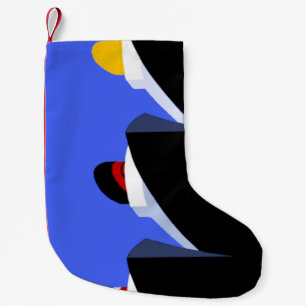 Meia De Natal Pequena Vintage Cruise Ship Art Deco Poster