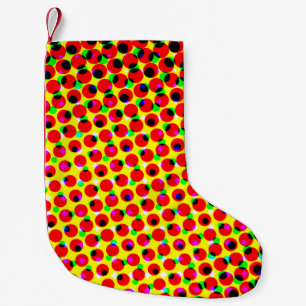 Meia De Natal Pequena vintage histórias em quadrinhos coloridas de meio-