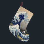 Meia De Natal Pequena vintage japanese ukiyo e art a onda do excelente<br><div class="desc">vintage japanese ukiyo e art os acessórios da casa da onda do excelente. ukiyo e decorações da casa do japonês.</div>