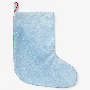 Meia De Natal Pequena Vintagem de textura design azul de parede