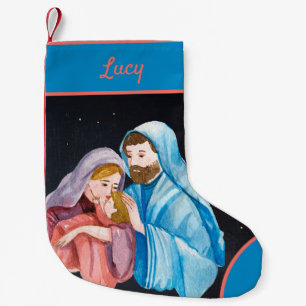 Meia De Natal Pequena Virgem Maria Jesus Natividade Natal