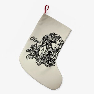 Meia De Natal Pequena Virgo O Ouro Virgem Zodiac