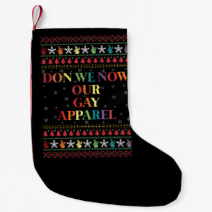 Meia De Natal Pequena Vistamos Agora Nossa Roupa Gay Natal Gay