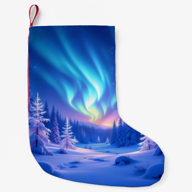 Meia De Natal Pequena „Weihnachtliche Harmonie“ (Frente)