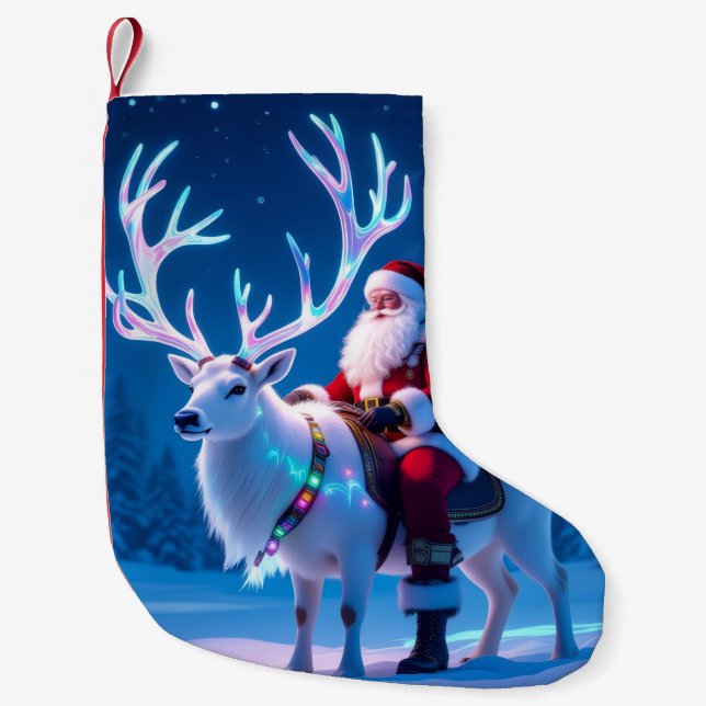 Meia De Natal Pequena „Weihnachtliche Harmonie“ (Frente)