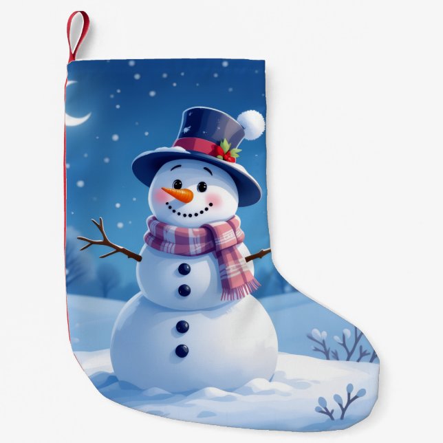 Meia De Natal Pequena „Weihnachtliche Harmonie“ (Frente)