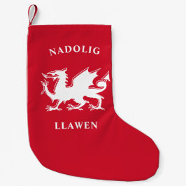 Meia De Natal Pequena Welsh Felry Natal Simples Celta Nadolig Llawen