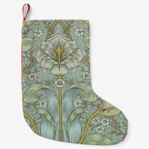 Meia De Natal Pequena William Morris Primavera Thicket: Floral Antiquado