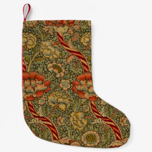 Meia De Natal Pequena William Morris Wandle English Floral Design