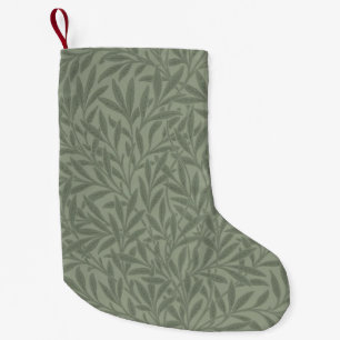 Meia De Natal Pequena William Morris Willow Flower Classic