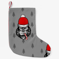 xmas santa claus gorilla