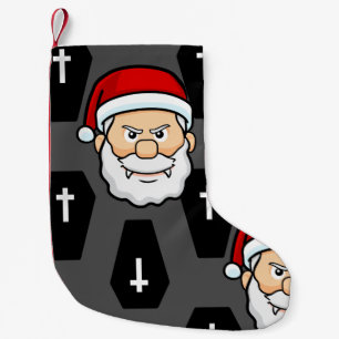 Meia De Natal Pequena xmas vampiro santa claus caixões