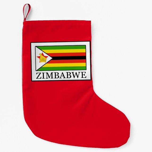 Meia De Natal Pequena Zimbabué (Frente)