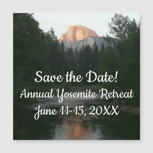 Meia Dome Sunset no Parque Nacional de Yosemite (Frente)