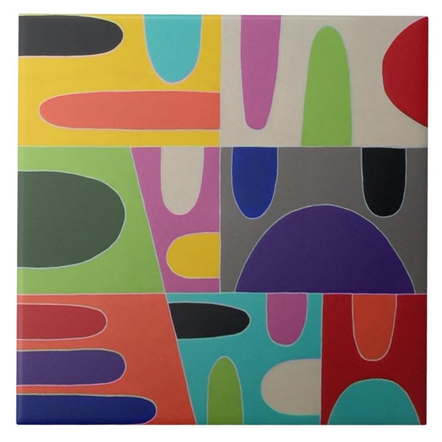Meia mente Azulejo cerâmico 5 6 x 6 (Frente)