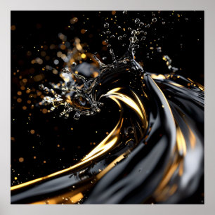 Meia-noite Dourada Surge Poster