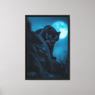 Meia-noite, Panther Moonlight, com Canvas