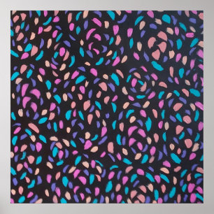 Meia-noite Voo Colorida Impressão