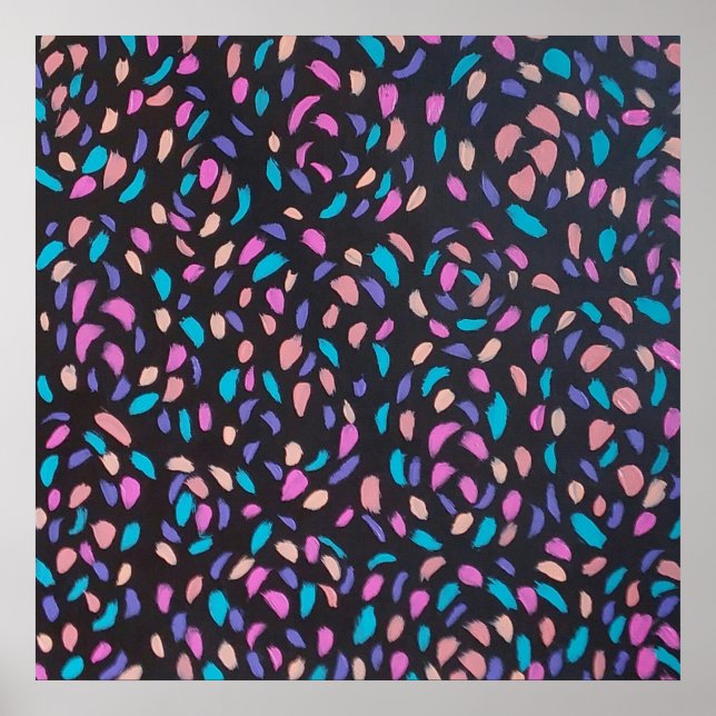 Meia-noite Voo Colorida Impressão (Frente)