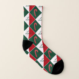 Meias Amor e Bengalas de Natal