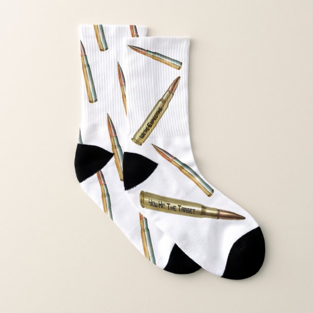 Meias Anúncio de Gravidez para Entusiasta de Armas (Par)