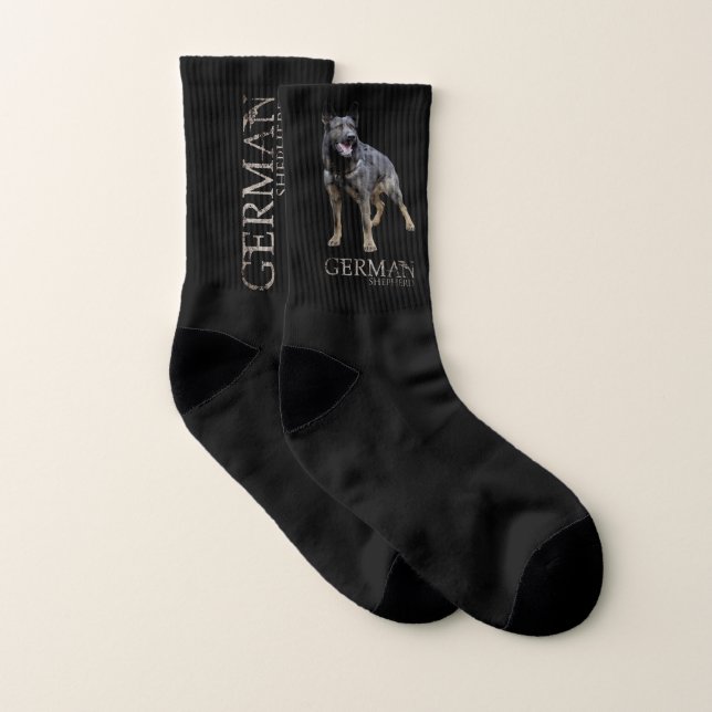 Meias Cachorro do German shepherd de Trabalho - GSD (Par)
