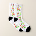 Meias christmas math teacher socks<br><div class="desc">this is a typography text based designs with christmas carol for  a math teacher,  have fun with this one stand out above the rest.</div>