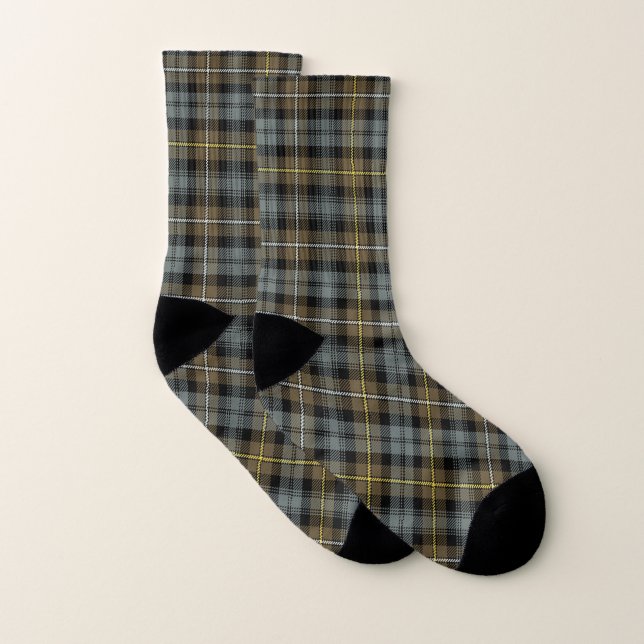 Meias Clã Escocês Campbell Argyll Weathered Tartan (Par)