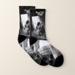 Meias Custom Photo Socks- Gift Ideas Newlyweds<br><div class="desc">Personalized socks with pictures of the newlyweds are great gifts for Christmas, an anniversary or a belated wedding gift. Custom socks with pictures of them for a fun wedding gift, family photo day, or any special occasion. Custom photo socks are fun for a newly married couple. Use wedding photos to...</div>