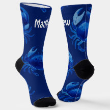Meias da Tripulação do Caranguejo Azul
