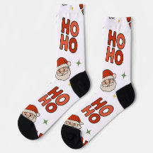 Meias de Alegria Natalina – Papai Noel Animado “Ho